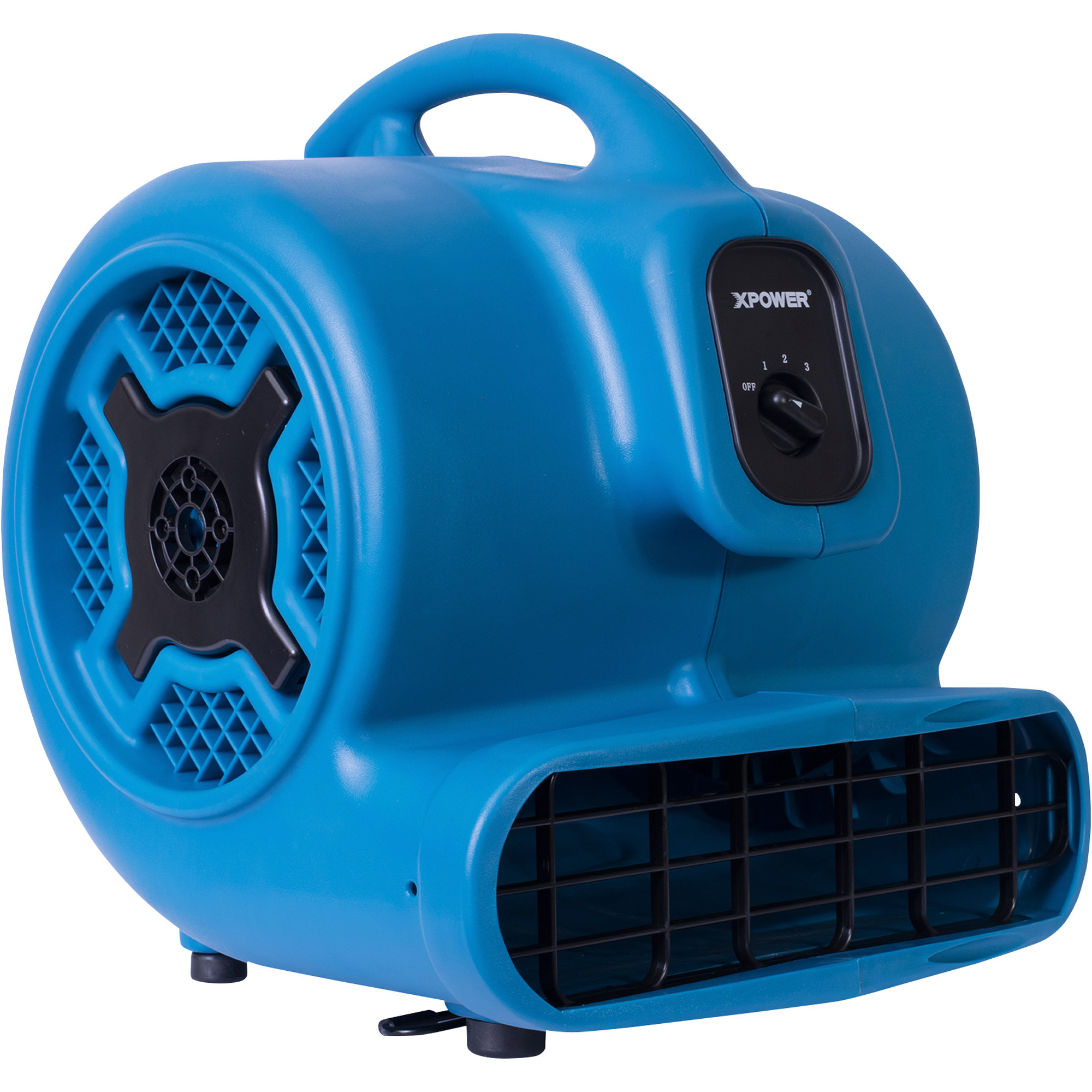 XPower 3/4 HP Air Mover/Dryer, Xactimate Code WTRDRY, 3,200 CFM, Model# P-800-Blue